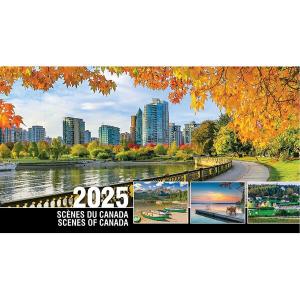 Scenes of Canada (English/French) Desk Tent Calendar