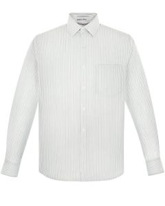 Men's Align Wrinkle-Resistant Cotton Blend Dobby Vertical Striped Shirt