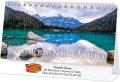 Full Colour Scenic North America Desk Calendar