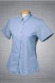 Ladies Short Sleeve Deluxe Pinpoint Oxford