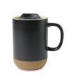 Valo Ceramic Lidded Mug - 14 Oz.