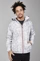 O8 Lifestyle Full Zip Printed Packable Jacket White Camo